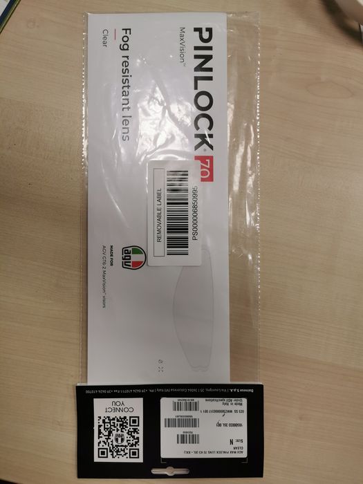 Pinlock 70 para capacetes AGV