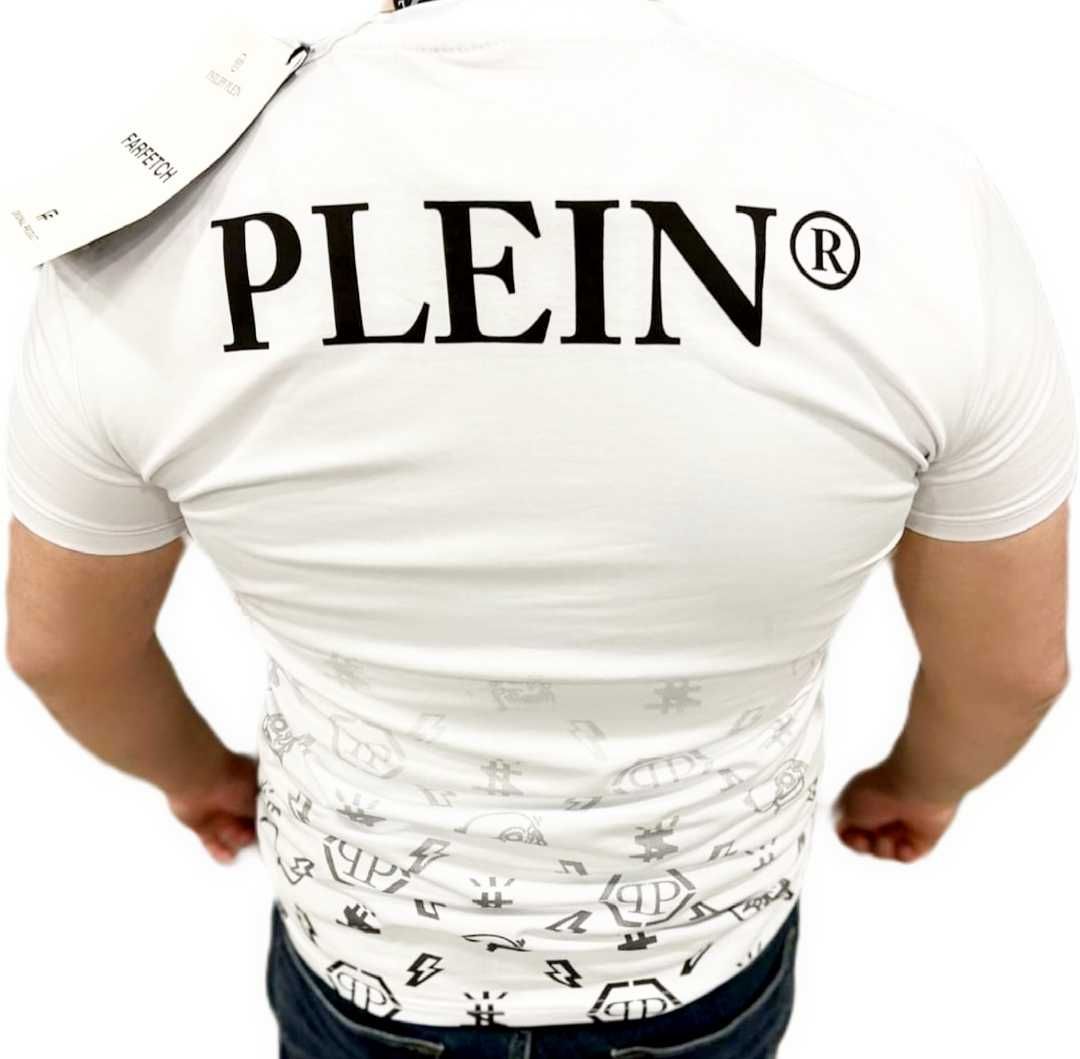 Koszulka T-shirt Philipp Plein nadruk S-XXL czarna