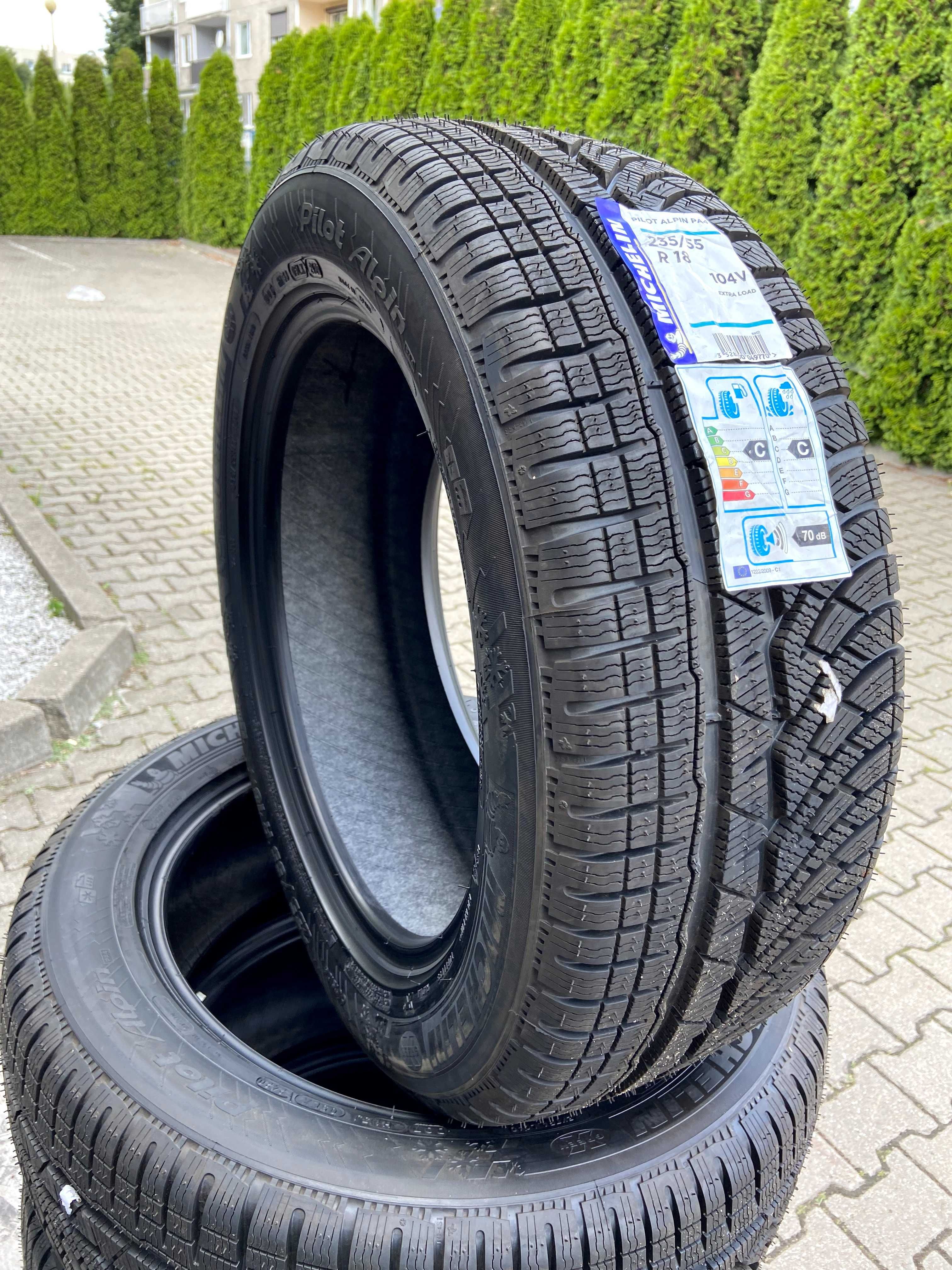 4x 235/55R18 Michelin Pilot Alpin PA4 nowe 2019r