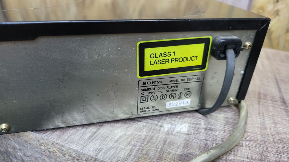 Sony CDP 35  cd player