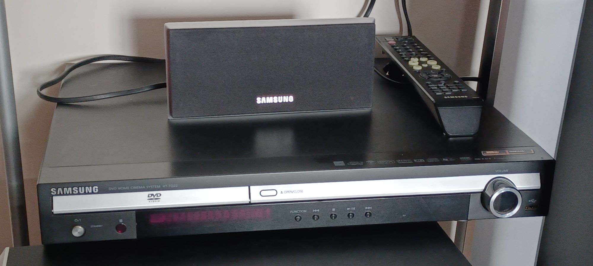 Conjunto de som com DVD Samsung