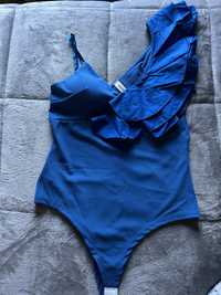 Body azul de alça