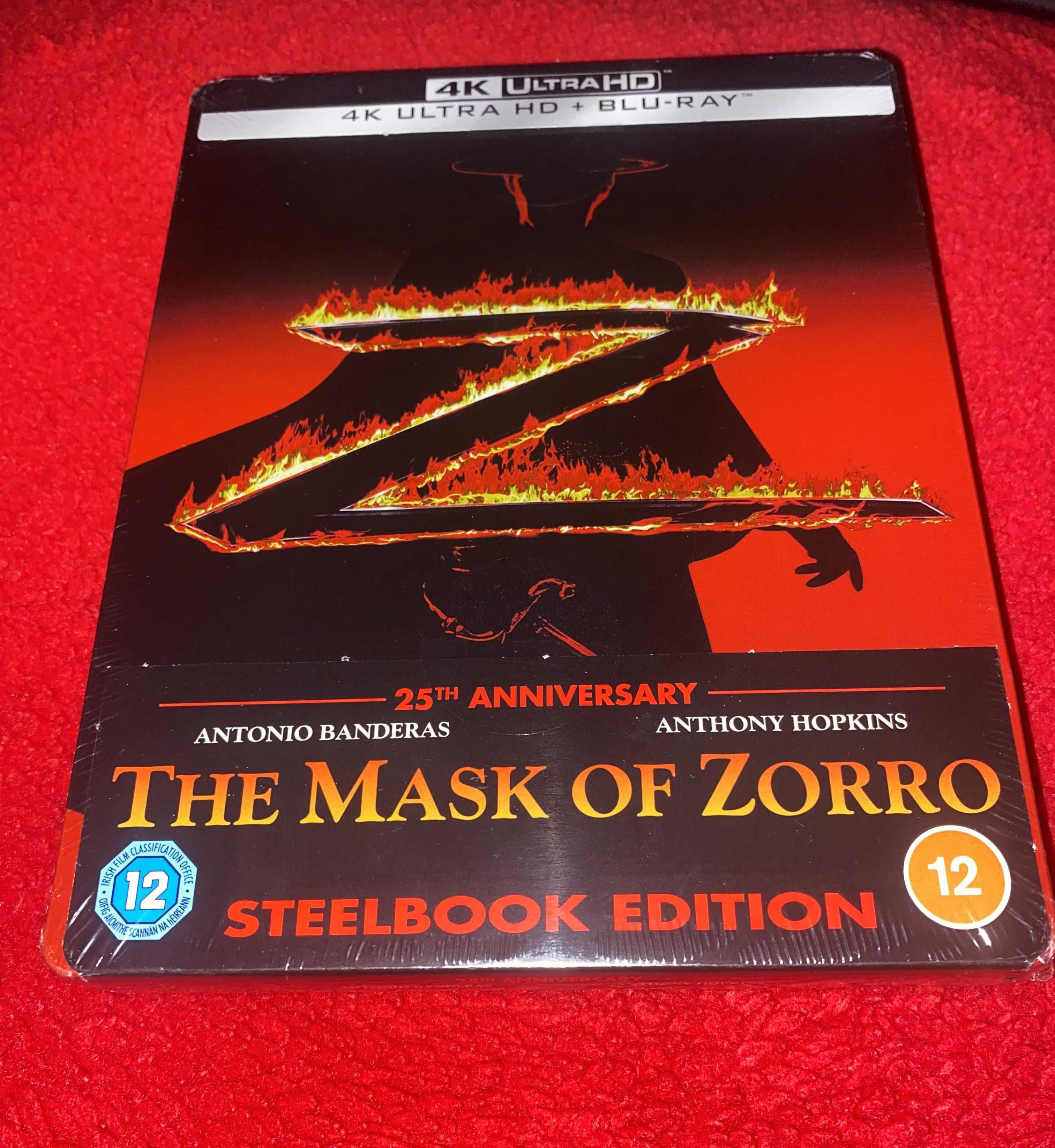 Maska Zorro 4K UHD+Blu-Ray Steelbook PL