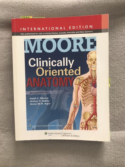 Livro “Clinically oriented Anatomy” de Moore