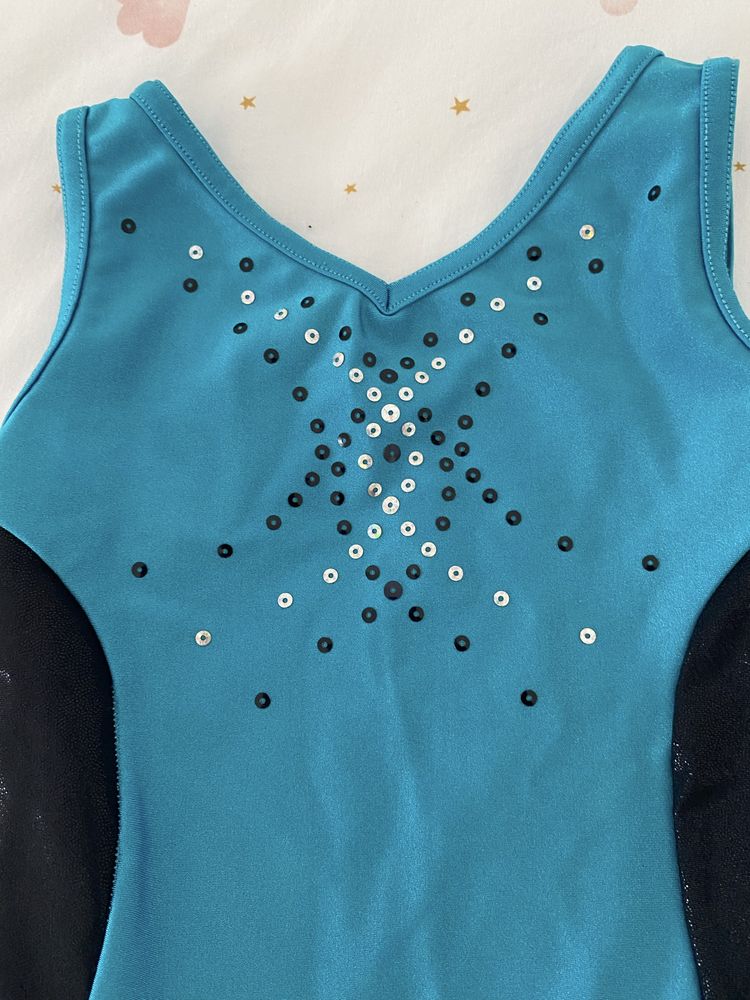 Maillot sem Mangas de Ginástica Artística Feminina