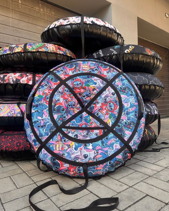 Санки надувні тюбінг тюба надувна плюшка таблетка ватрушка бублик