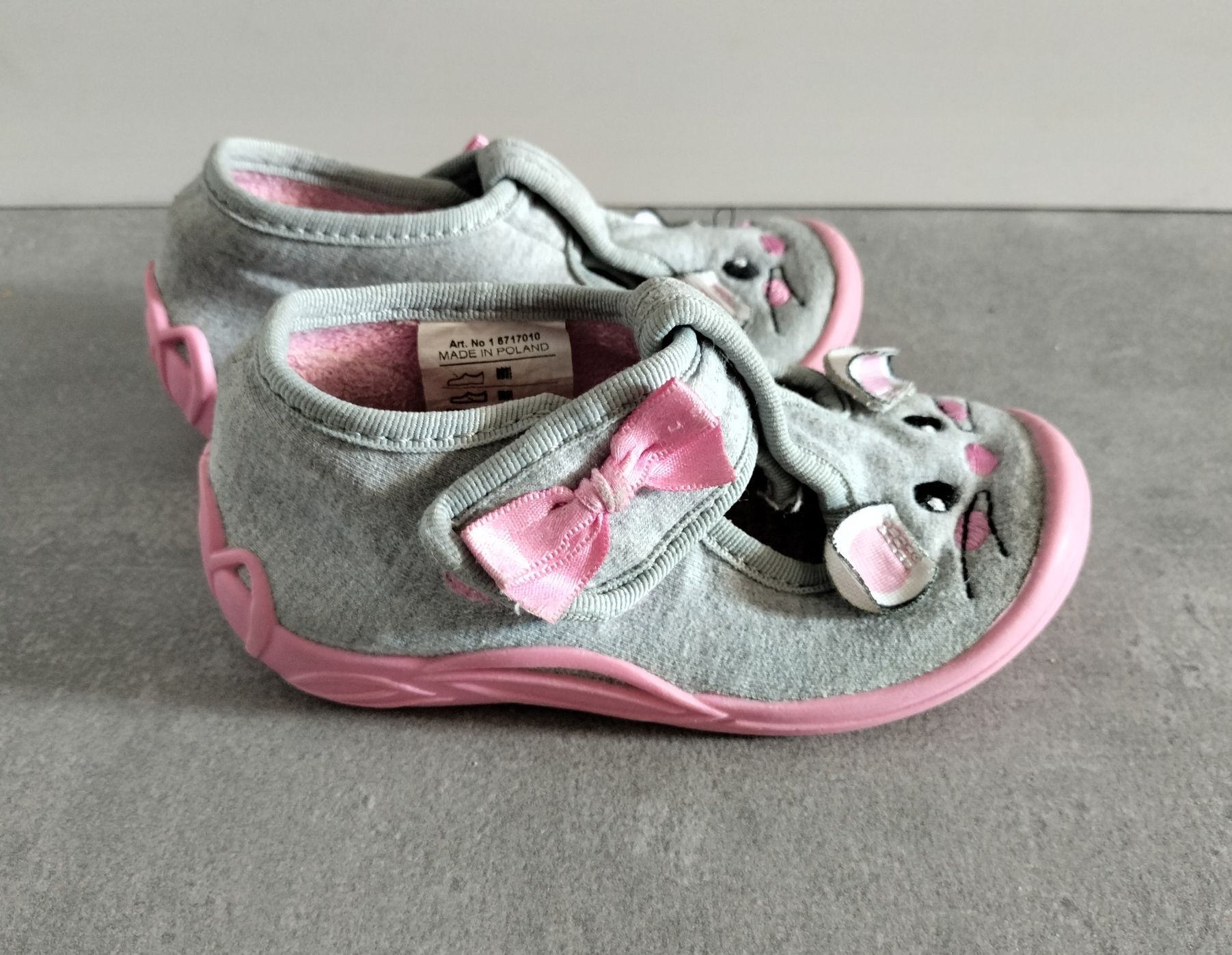 Polskie Obuwie/ Buty/ Pantofle/ Kapcie po domu do żłobka myszki rozmia