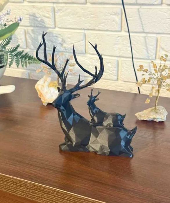 Figurka Renifer Jeleń Bożonarodzeniowy Ozdoba Świąteczna