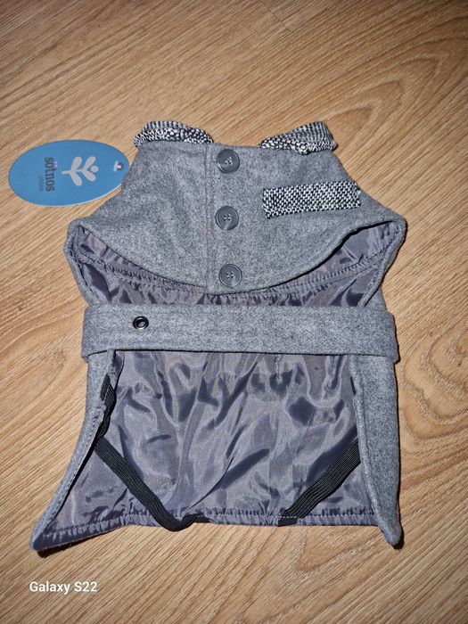 Нове твідове пальто для вашого песика, одяг для тварин р.S