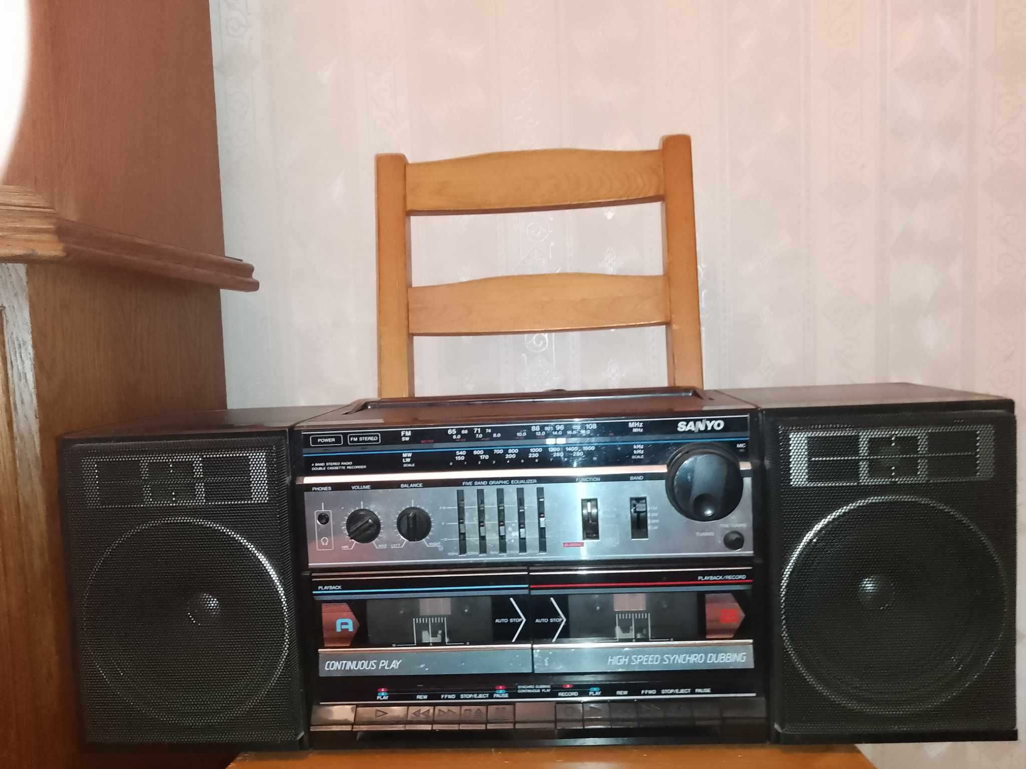 Sanyo radiomagnetofon lata 80  prl