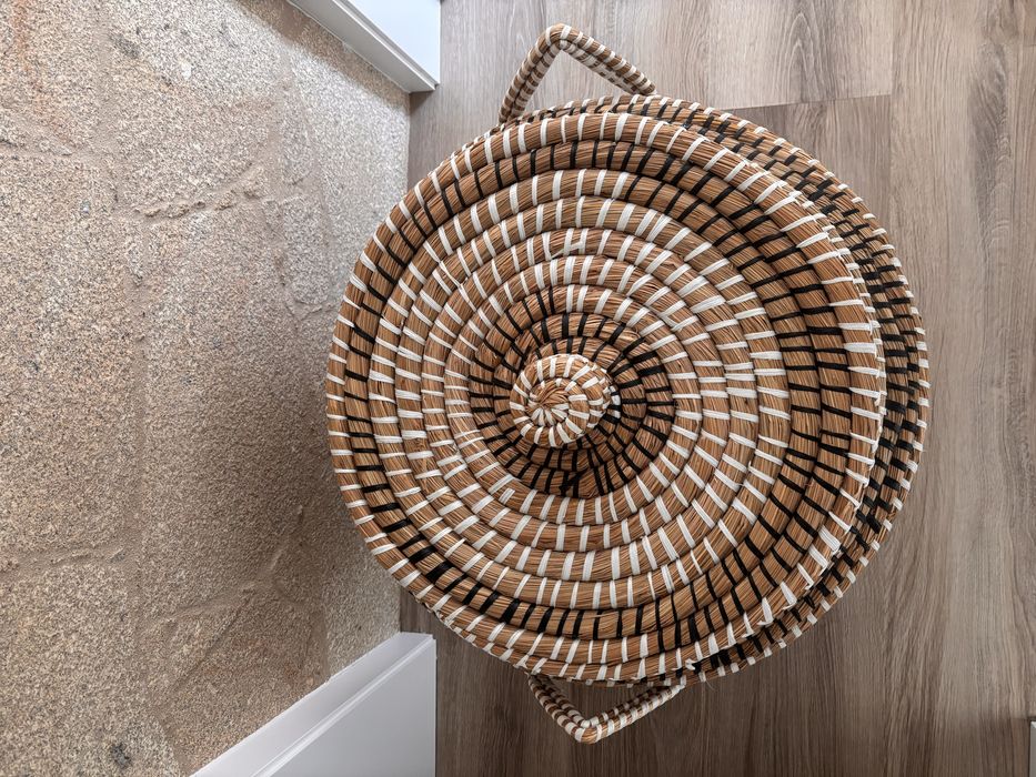 Cesto grande para decoracaçao e arrumaçao