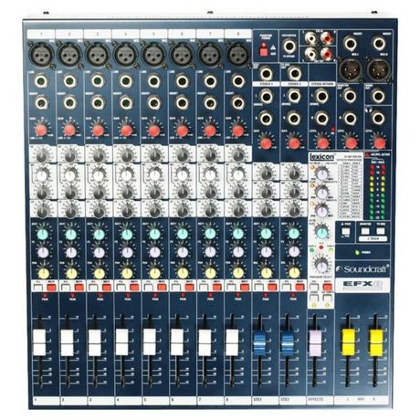 НОВИЙ SOUNDCRAFT EFX8 мікшерний пульт із процесором ефектів Lexicon