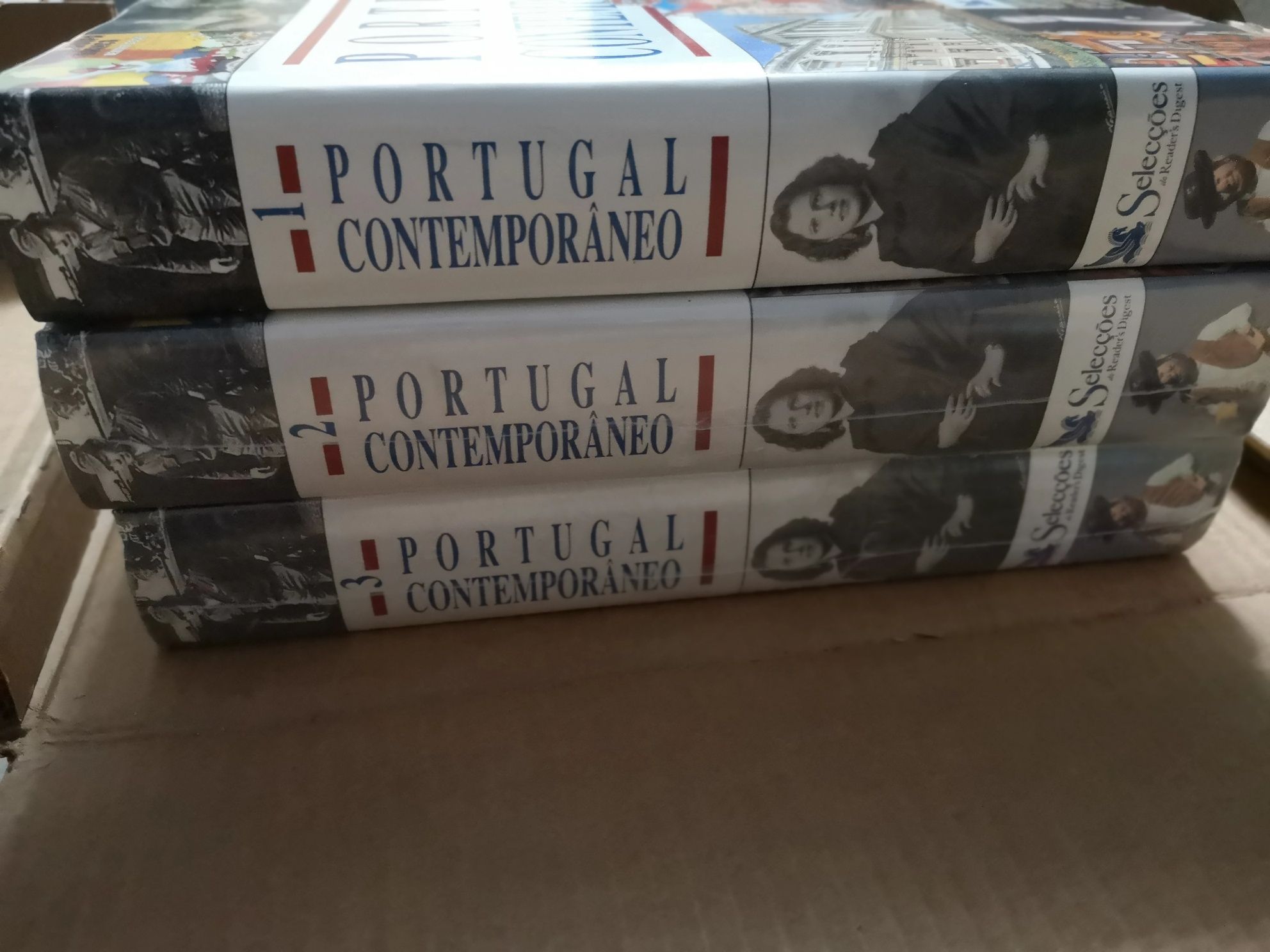 Portugal contemporâneo - 3 volumes NOVOS