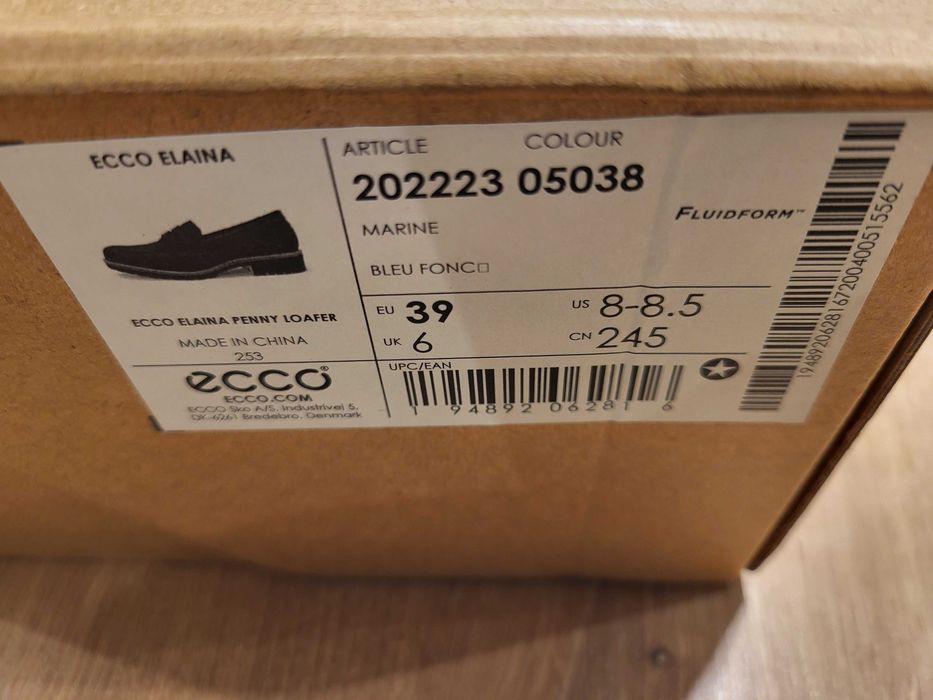 buty Ecco rozmiar 39 nowe