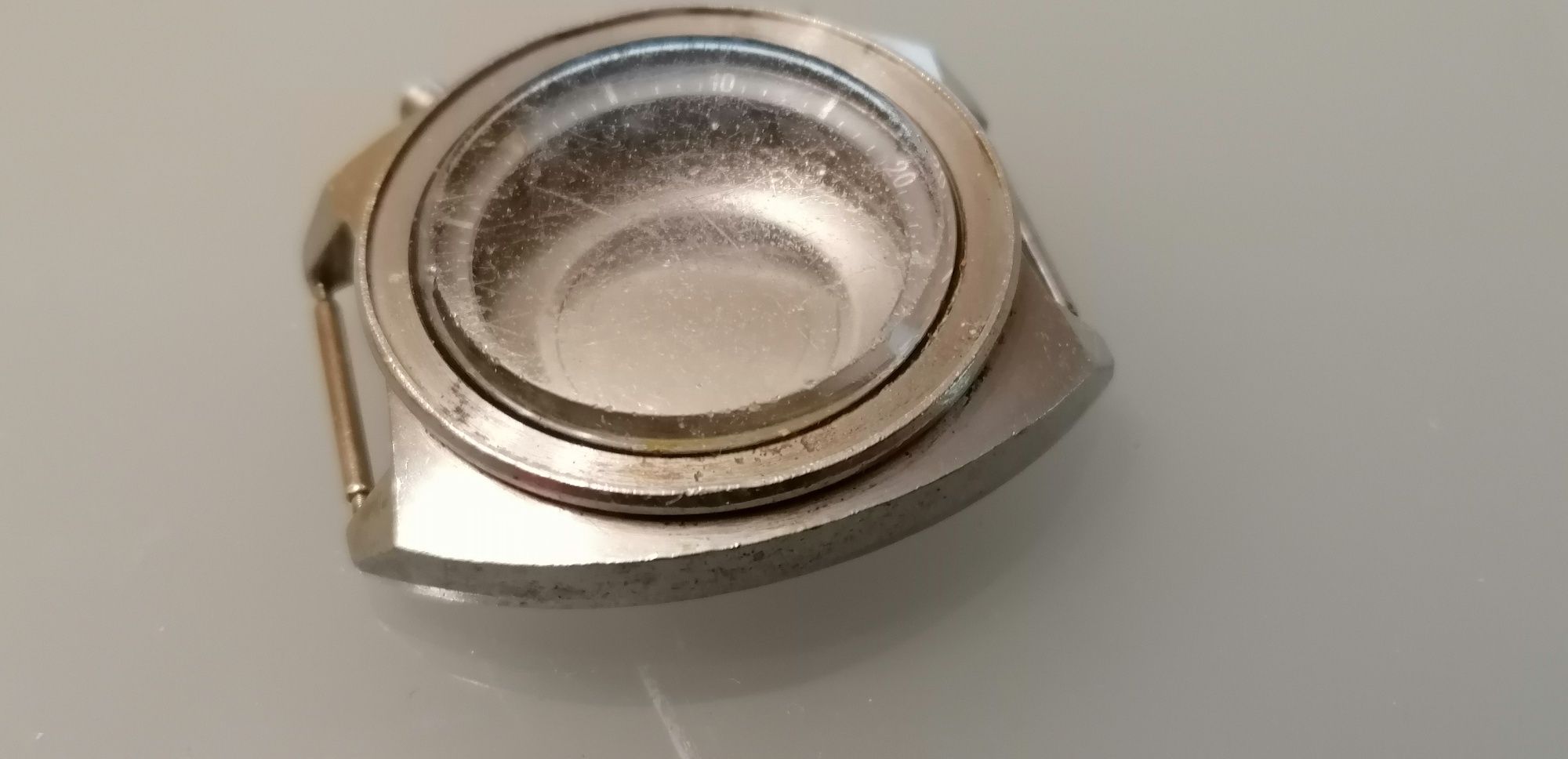 Caixa aço de cronógrafo
