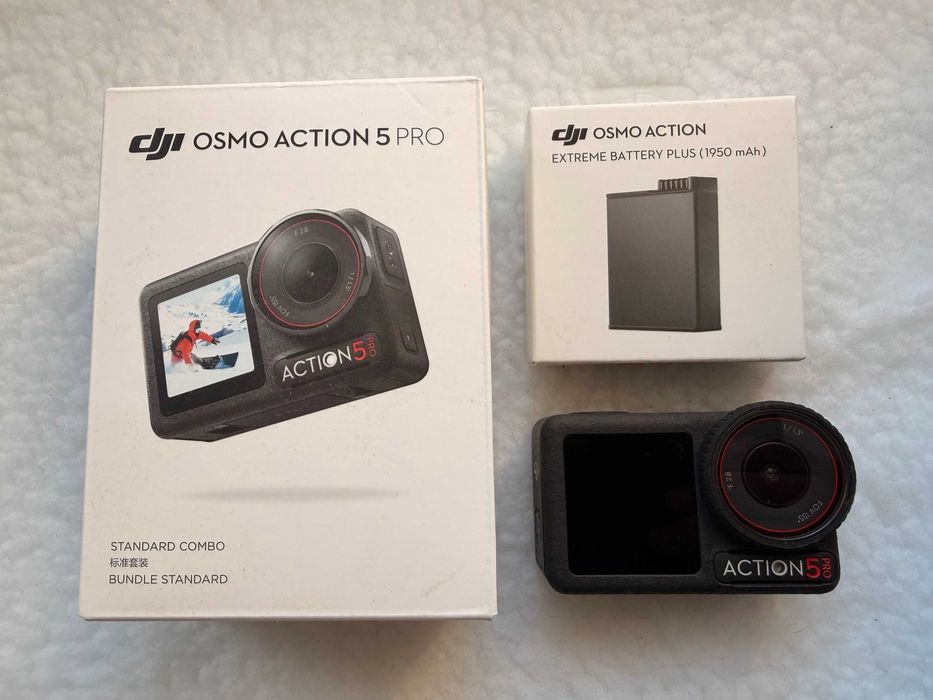 DJI OSMO Action 5 Pro z NOWĄ Bateria (możliwość FV 23%)