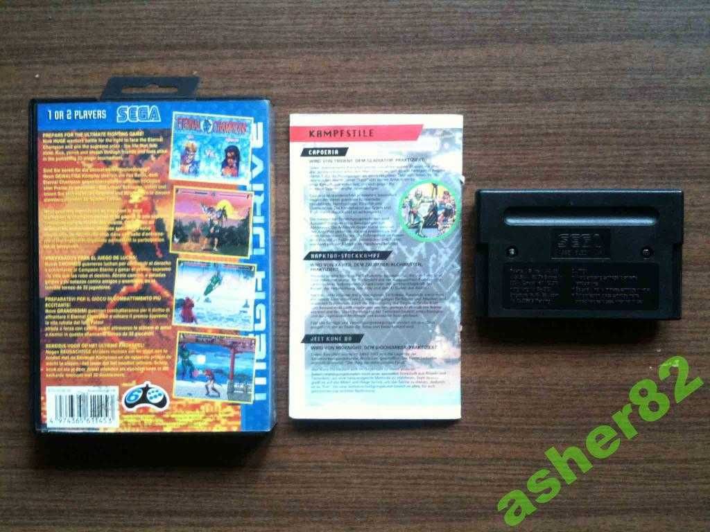 Игра на Sega Mega Drive "Eternal Champions" (PAL)