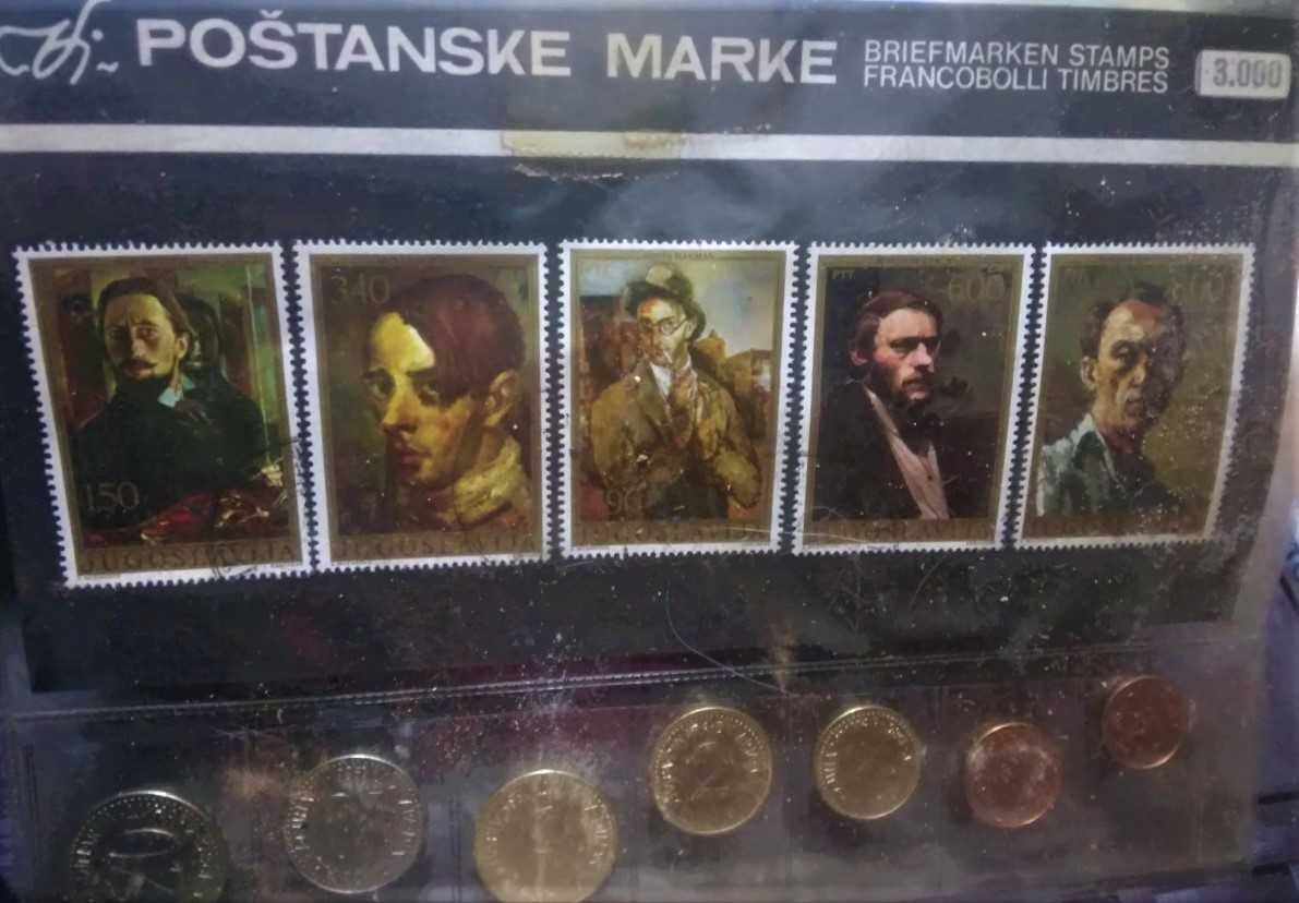 Moedas e selos da Jugoslávia