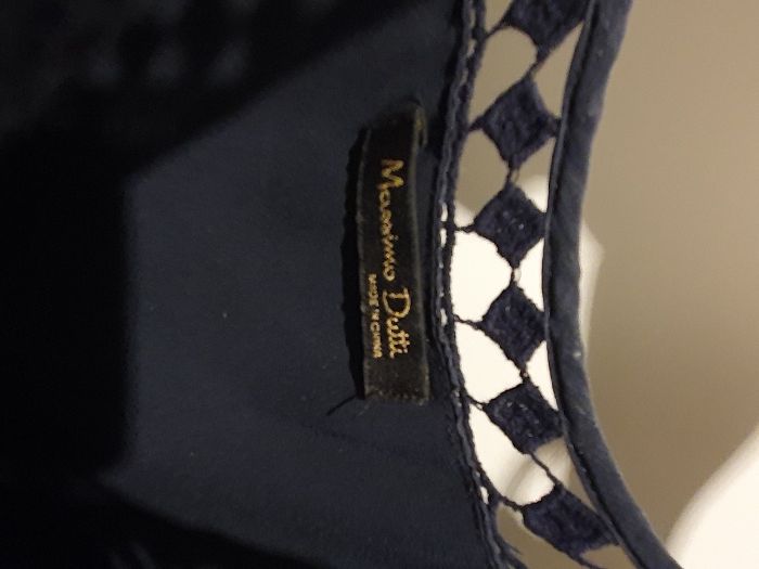 vestido Gupira azul Massimo Dutti