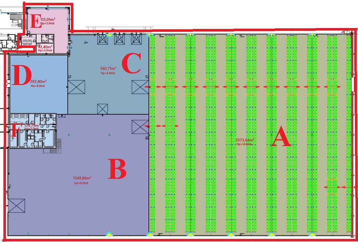 Wynajmę powierzchnie magazynowe 6100m2 Łuków ul.Łapiguz 112