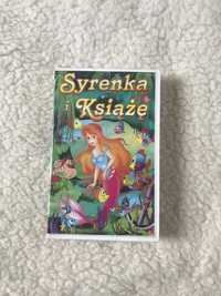 Stara kaseta, bajka dla dzieci na kasecie VHS Syrenka i Książę vintage