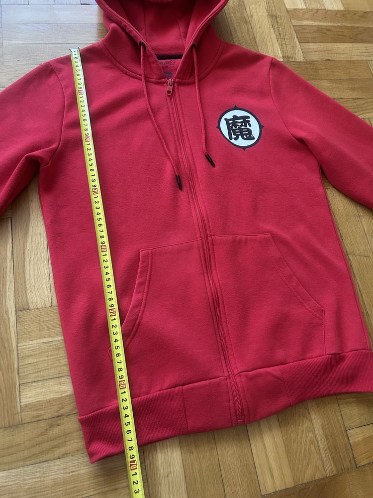 House czerwona bluza na zamek r. M