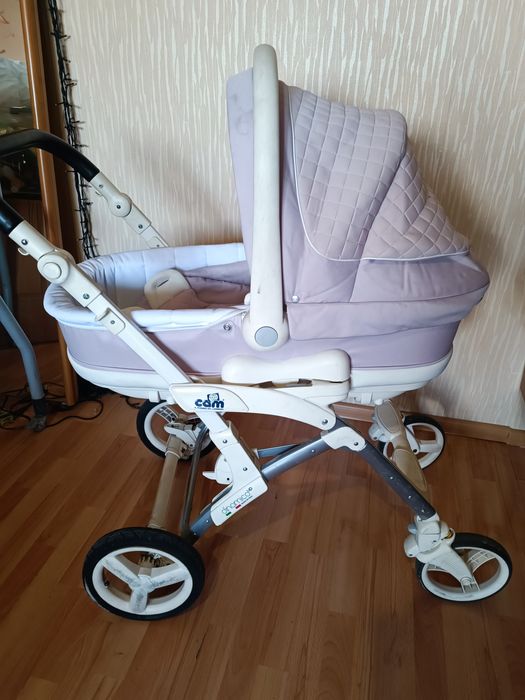 Коляска Can 3 в 1 Dinamico Up Orso розовий