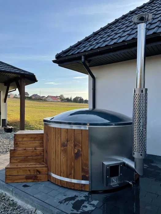 Gorąca Bania Balia Ogrodowa Jacuzzi GAZOWA ELEKTRYCZNA AKRYLOWY wkład