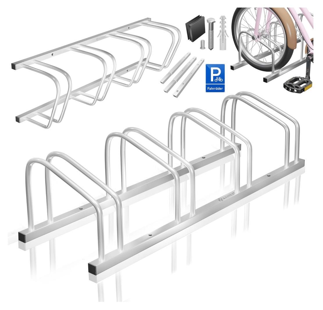 Suporte para bicicleta com placa de estacionamento