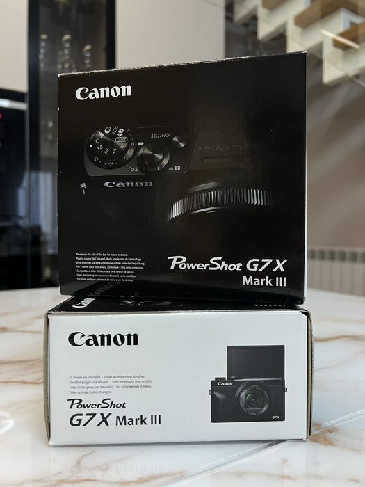 Цифрова фотокамера Canon Powershot G7 X Mark III Black В НАЯВНОСТІ