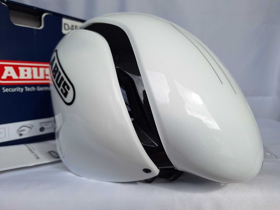 Kask rowerowy czasowy Abus GameChanger TT Shiny White L 58-61cm