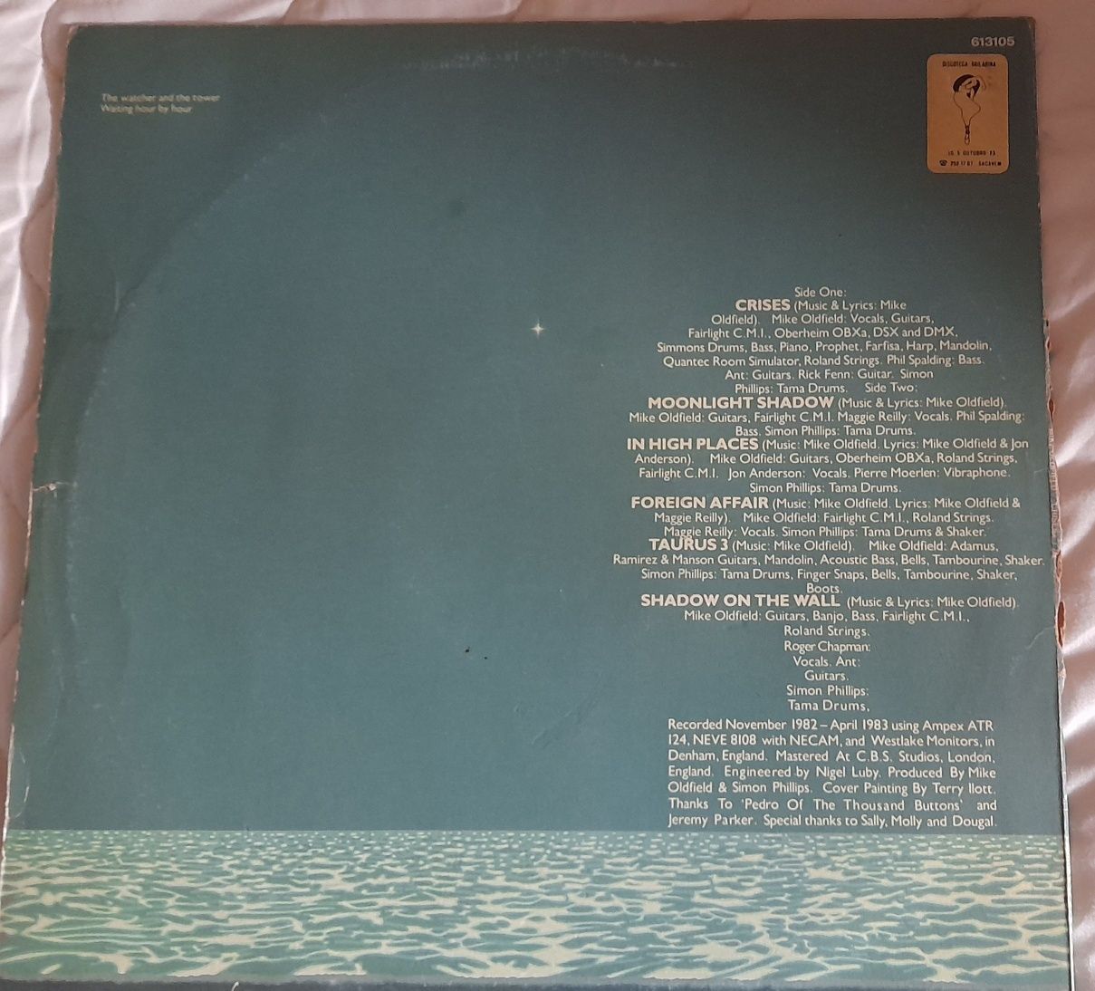 Lp vinil Mike Olfield- Crises - 1983