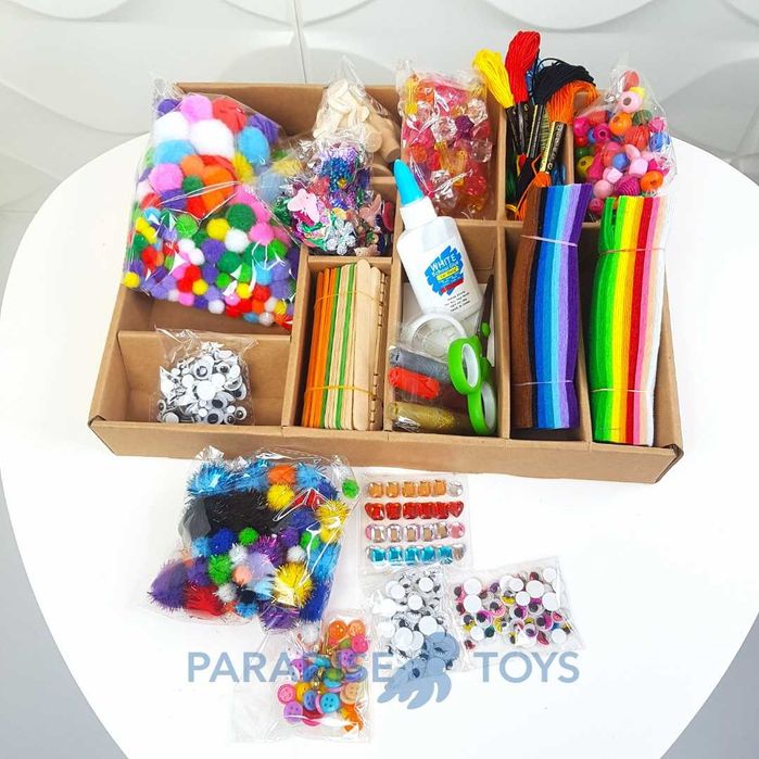 Майстерня ідей 1100 елементів | Подарунок для дітей Набор творчества