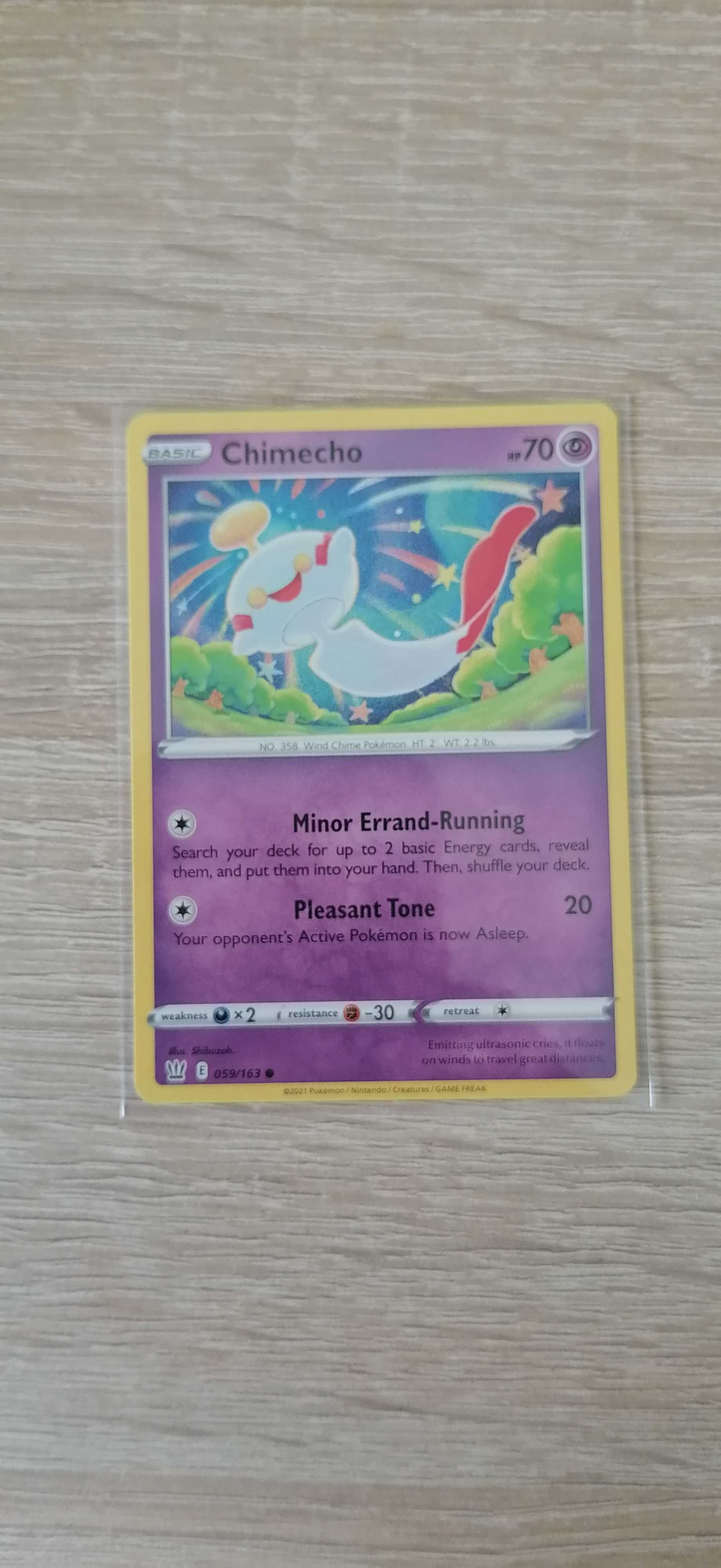 Pokemon Chimecho 59/163 Battle Styles Non-Holo