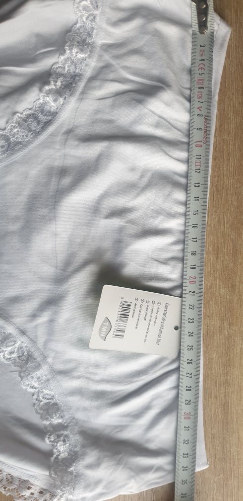 5×bambusowe Damskie majtki figi z koronką XL /2 XL