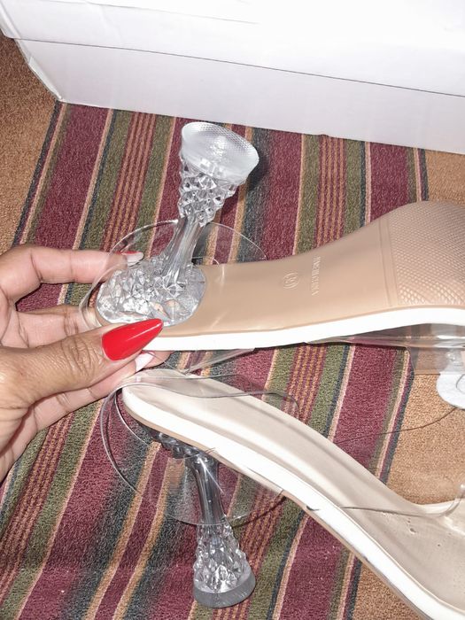 Sandália de cristal