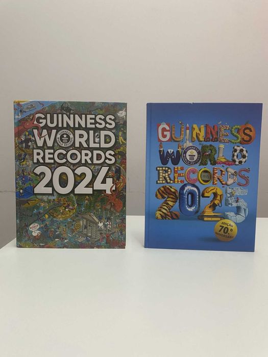 2 Livros Guiness World Records da Coleção Planeta Portugal
