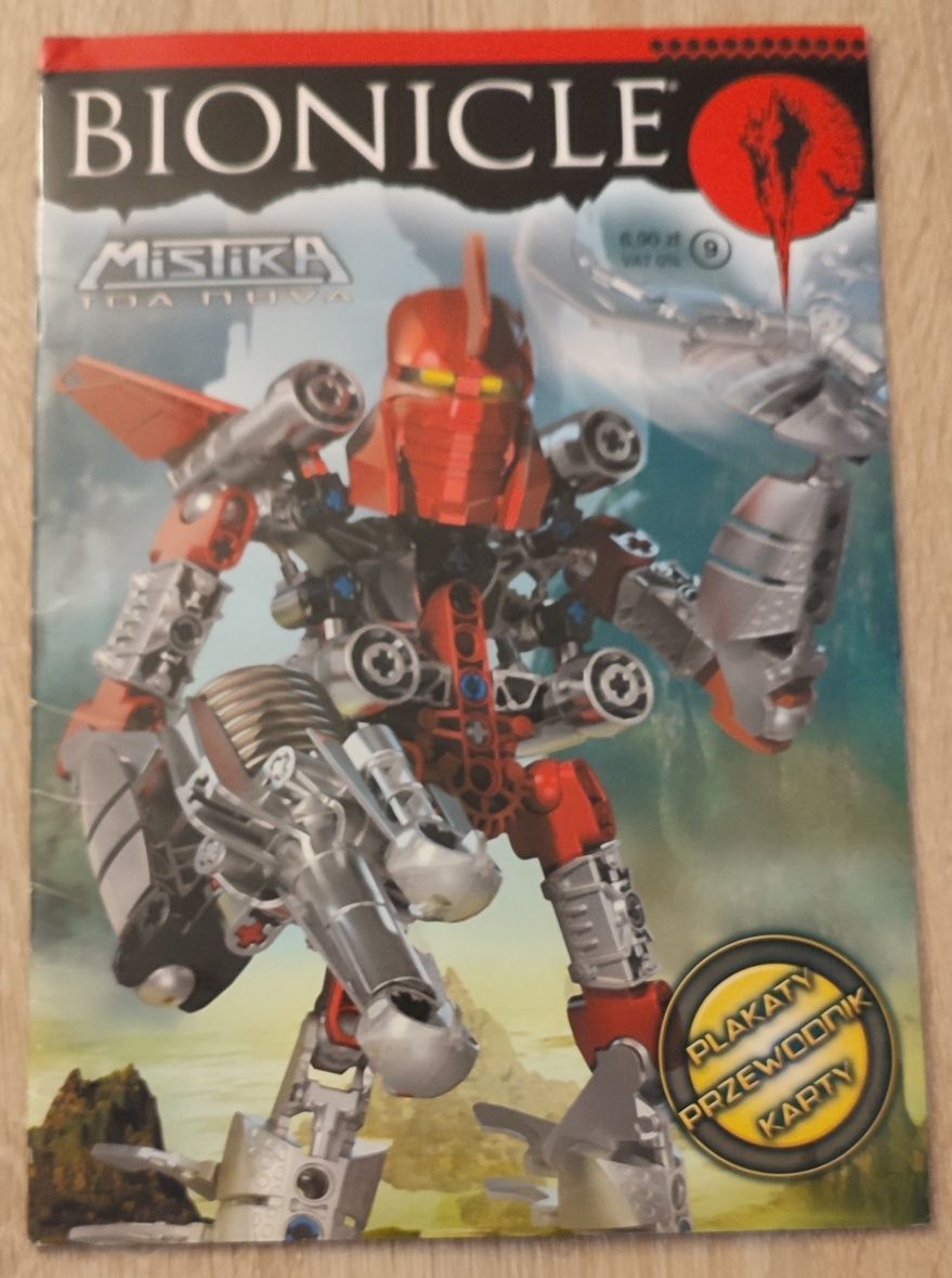 Bionicle -Lego, książki, czasopisma - 3 sztuki.