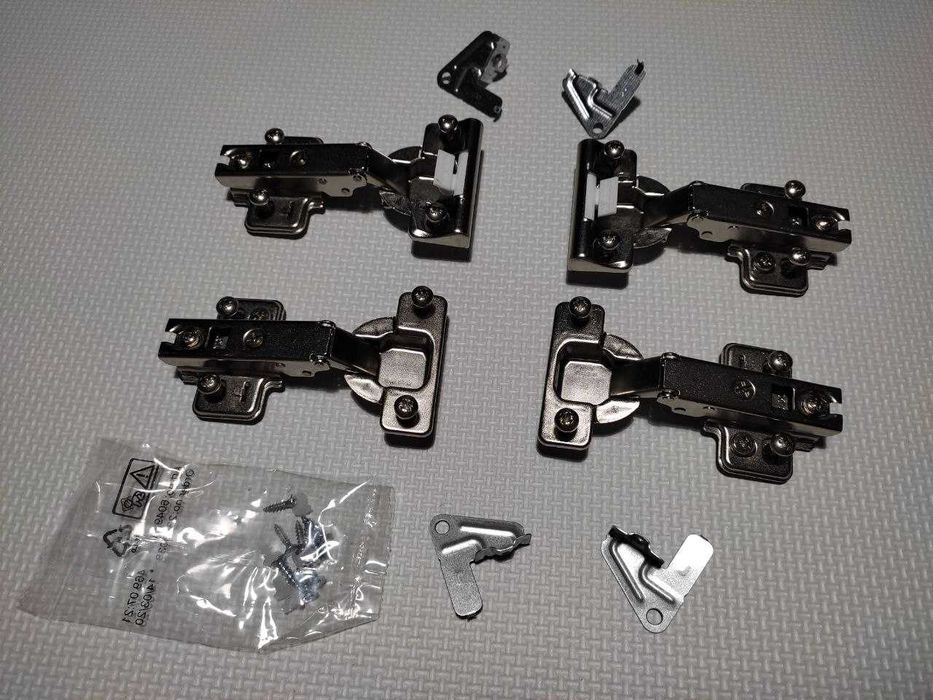 Zawias meblowy cichy domyk samodomykające zawiasy komplet IKEA STUVA