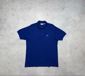 Мужская Футболка Lacoste Оригинал Синяя Идеал Размер XL