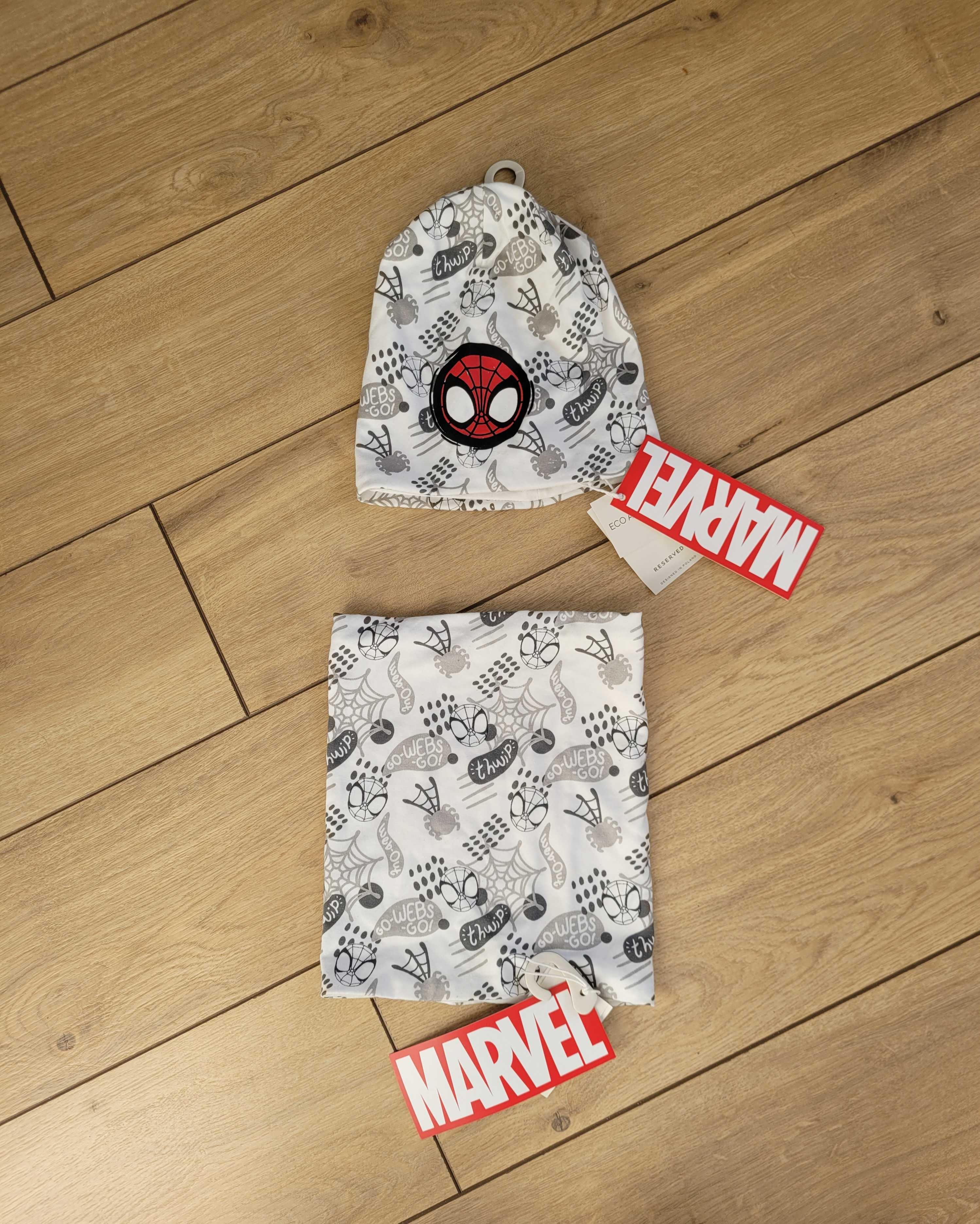 Nowa czapka i komin Reserved Marvel bawełna 2pak 2szt