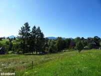 Działka budowlana 1560 m2 widok Tatry Ząb Podbrzeżki
