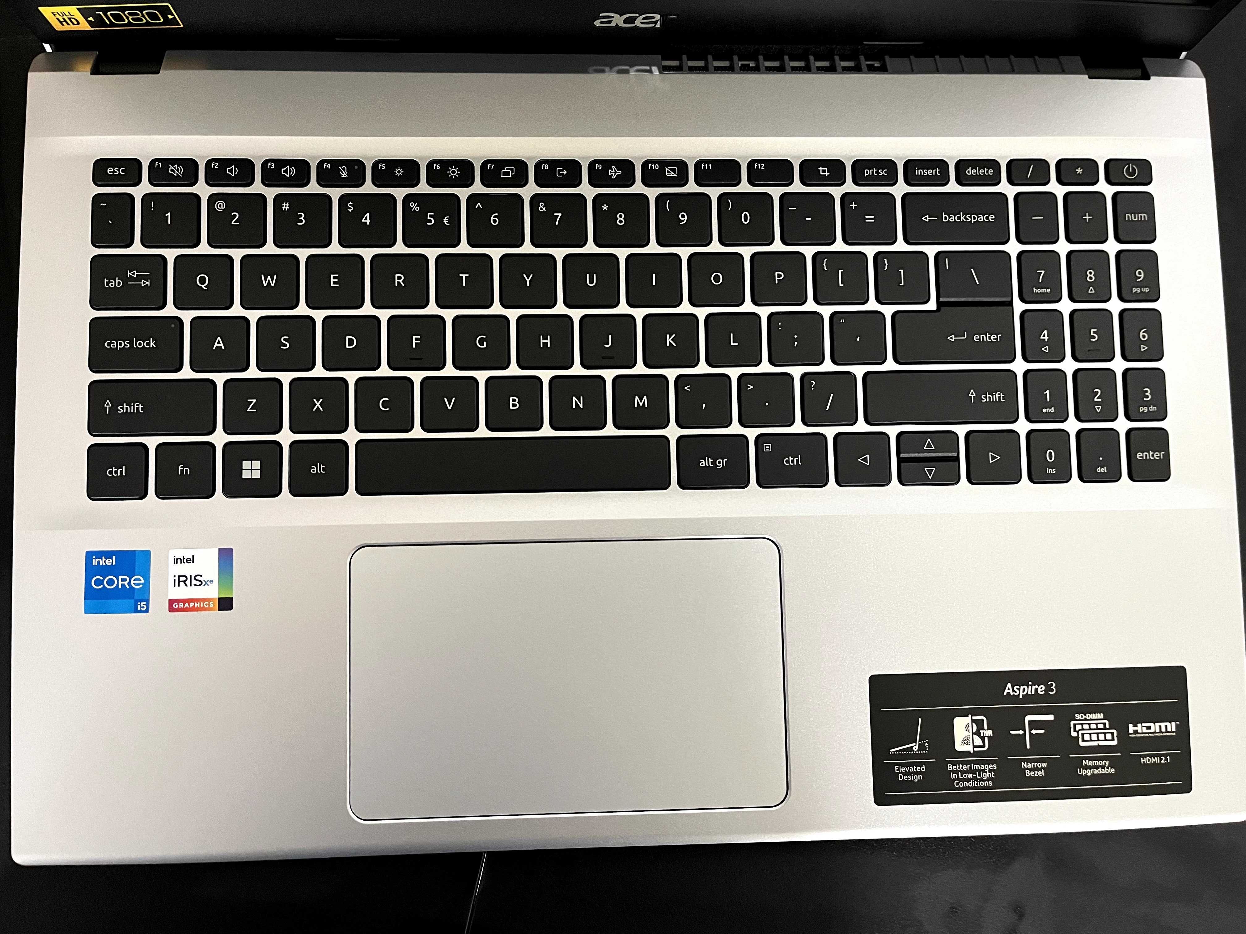 Ноутбук Acer Aspire 3 A315-59-5608 (NX.K6SEX.01B) Пошкоджене пакування
