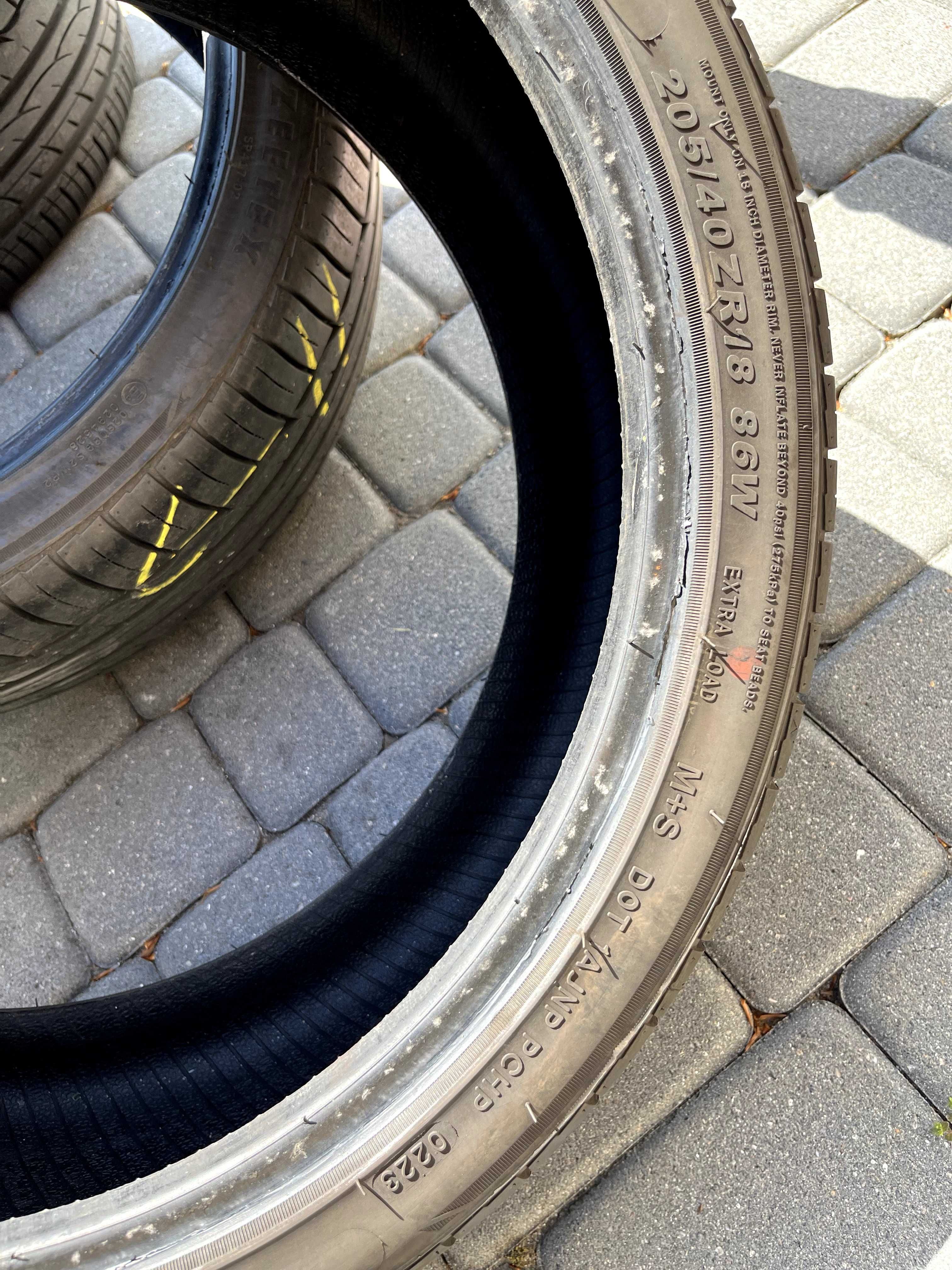 Opony Zeetex 205/40 R18