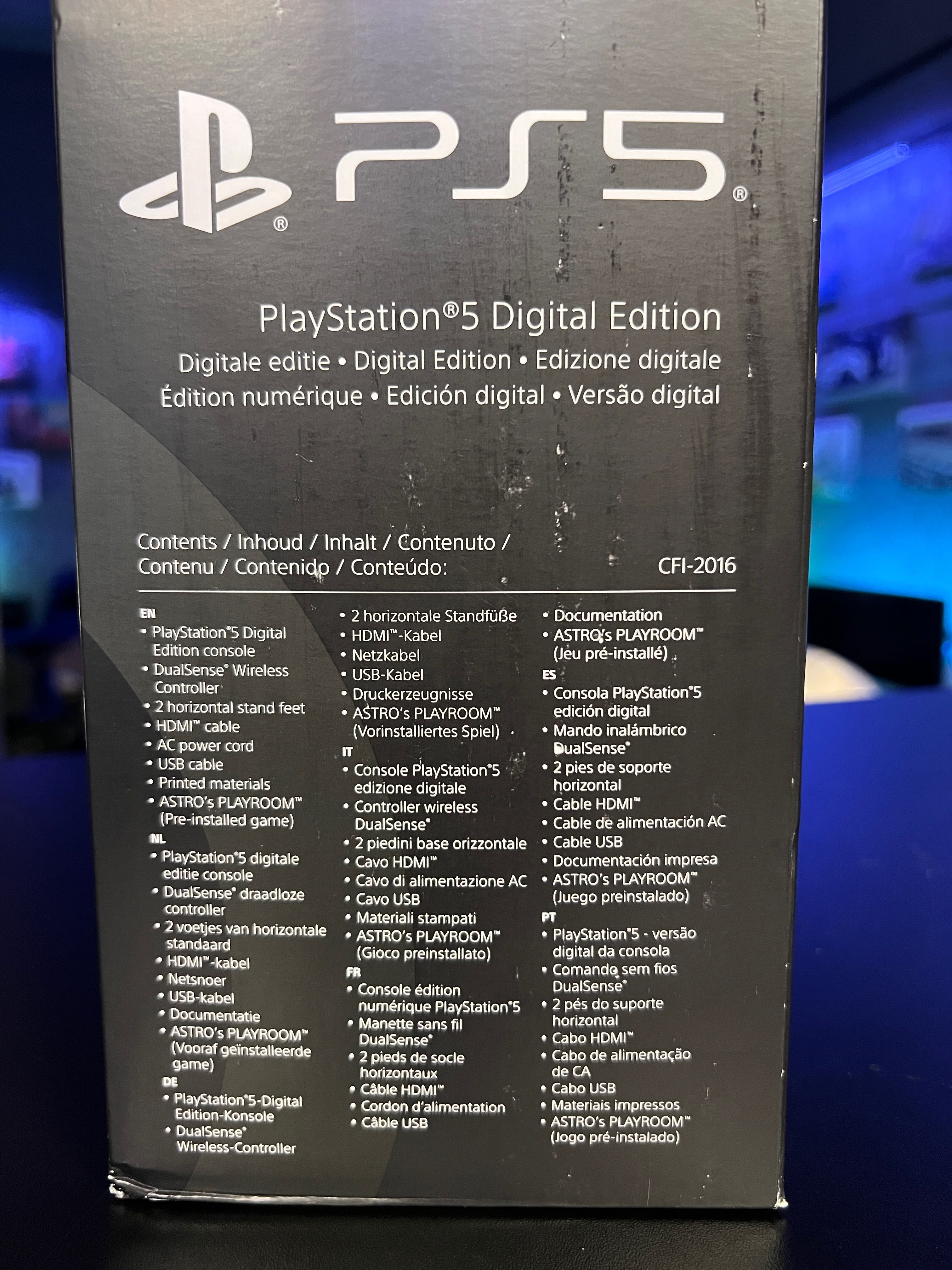 Sony PlayStation 5 Slim Digital Edition 1TB CFI-2016 PS5 нова слім