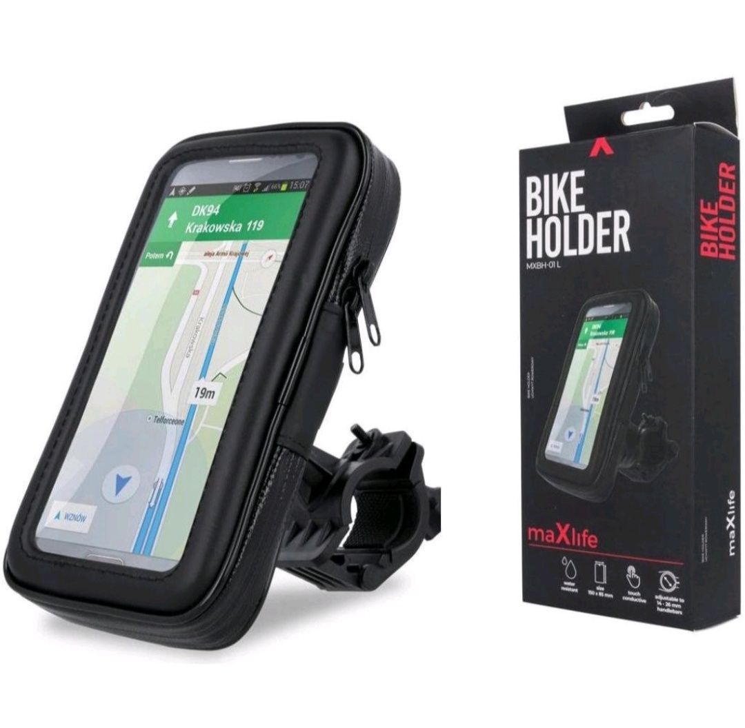Uchwyt rowerowy na telefon wodoodporny XL