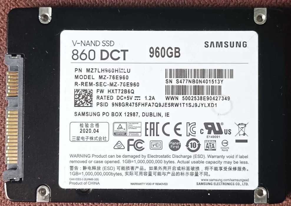 Samsung SM883 240-480-960gb MLC Enterprise !
