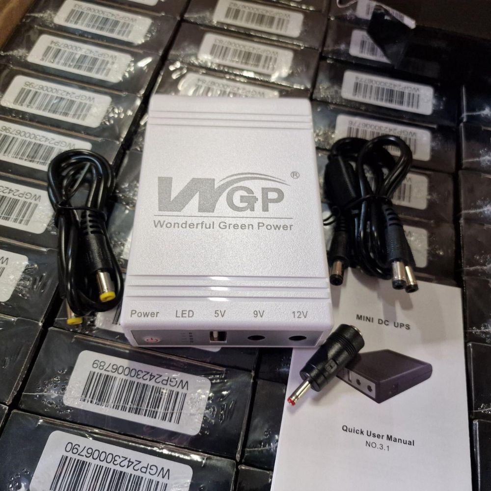 ИБП для роутера WGP Mini DC UPS 10400mAh 38Wh для камери/ терміналу