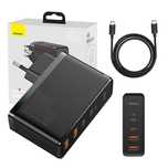 Ładowarka sieciowa Baseus GaN2 Pro, 2x USB + 2x USB-C, 100W, EU