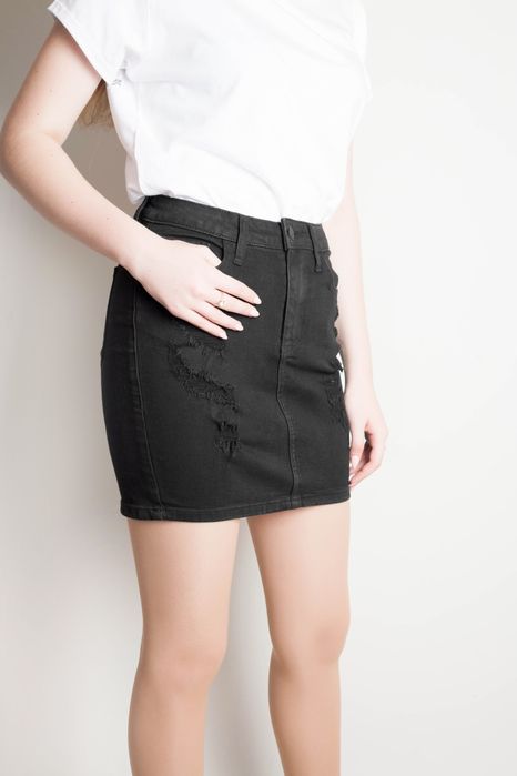 GUESS оригінал. Спідниця юбка чорна джинсова коротка міні розмір XS